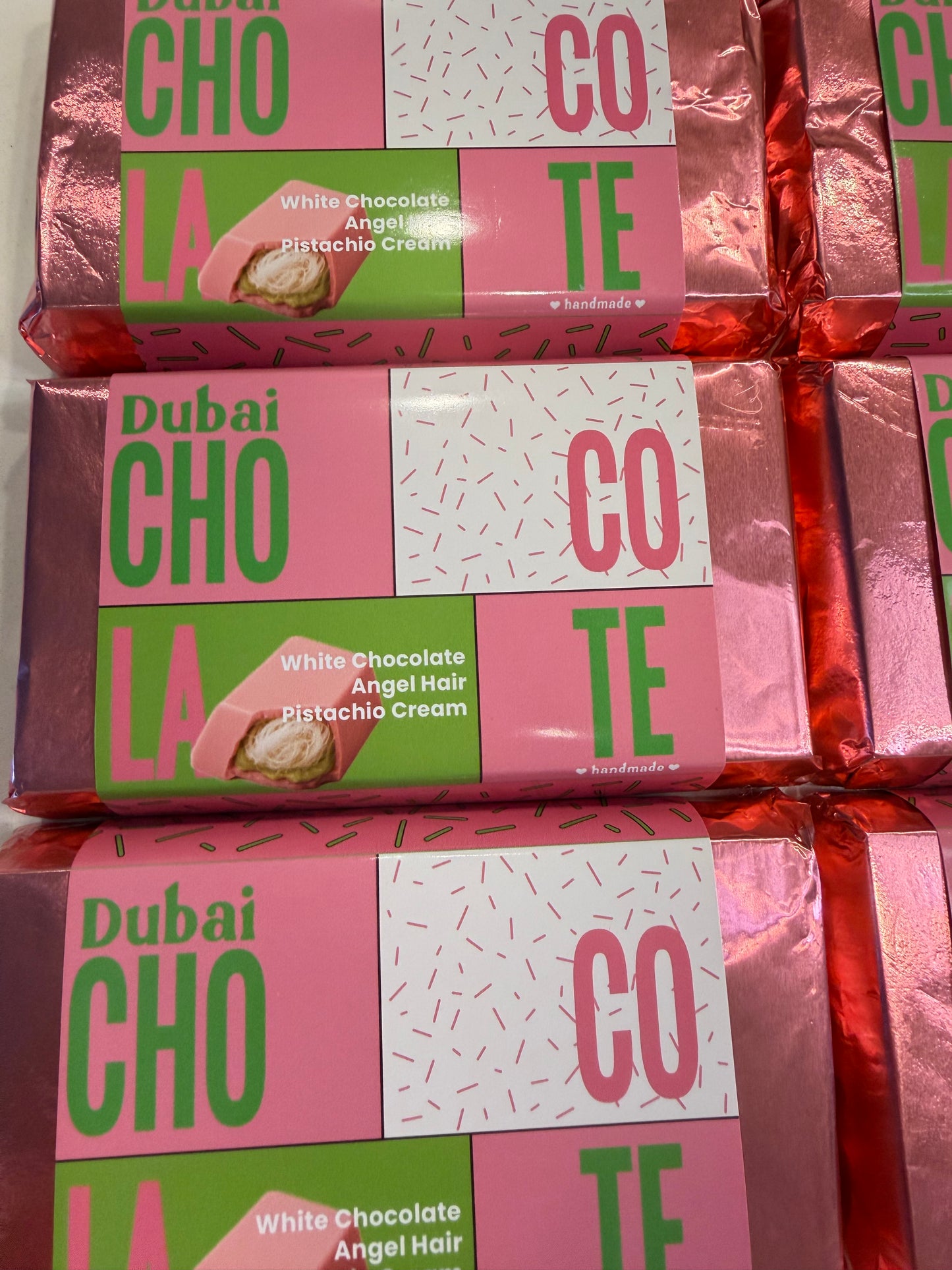 Angel Hair Chocolate with Pistachio🍫