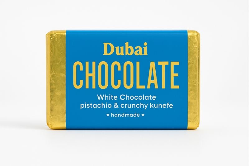 REAL White Dubai Chocolate - The New Name of Luxury in Dessert! ❤️It’s Homemade!