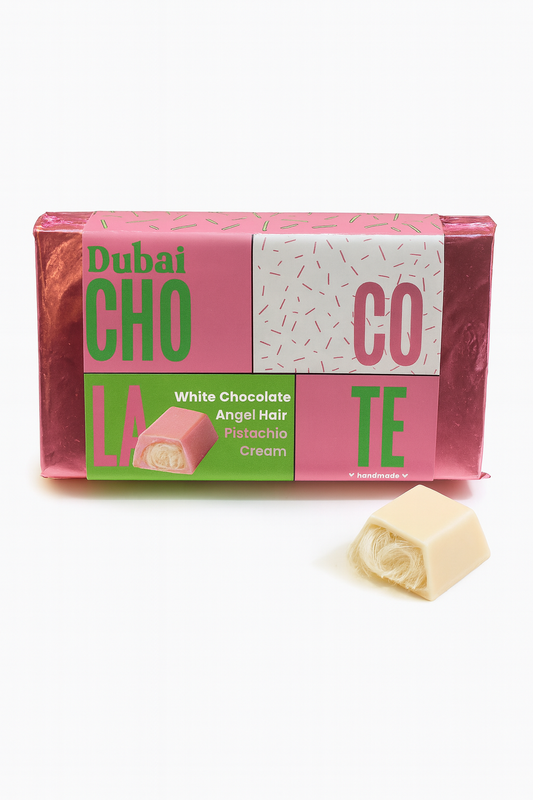 Angel Hair Chocolate with Pistachio🍫