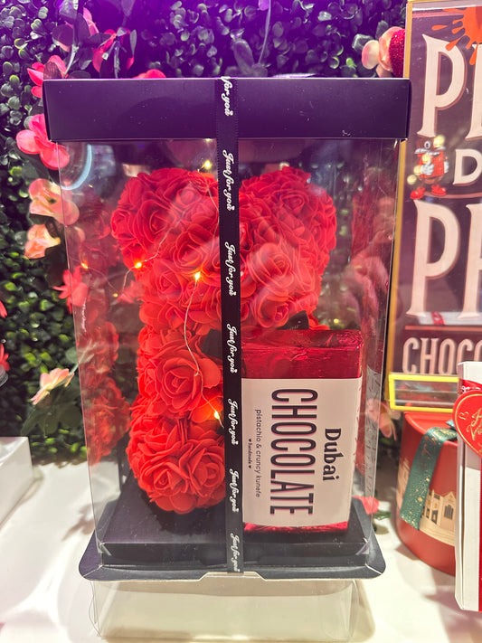 Dubai Chocolate & Rose Bear - The New Name of Luxury in Dessert! ❤️It’s Homemade!